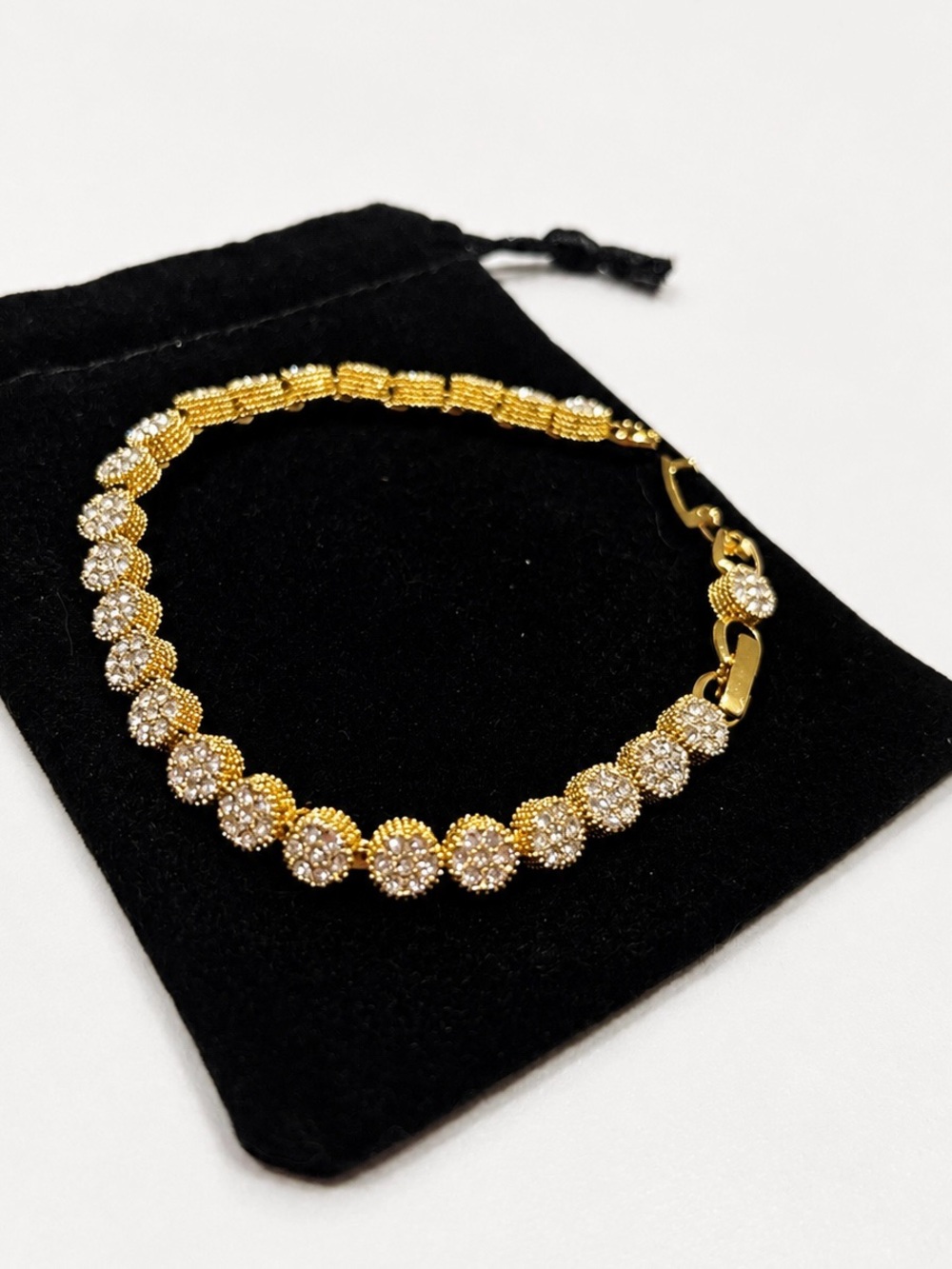Gold Cluster Bracelet - Women Jewelry